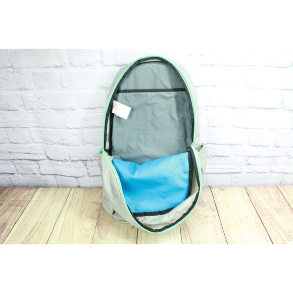 LL Bean Big Kids Comfort Carry Laptop Pack 30L School Trail Backpack Green Gray main image 7